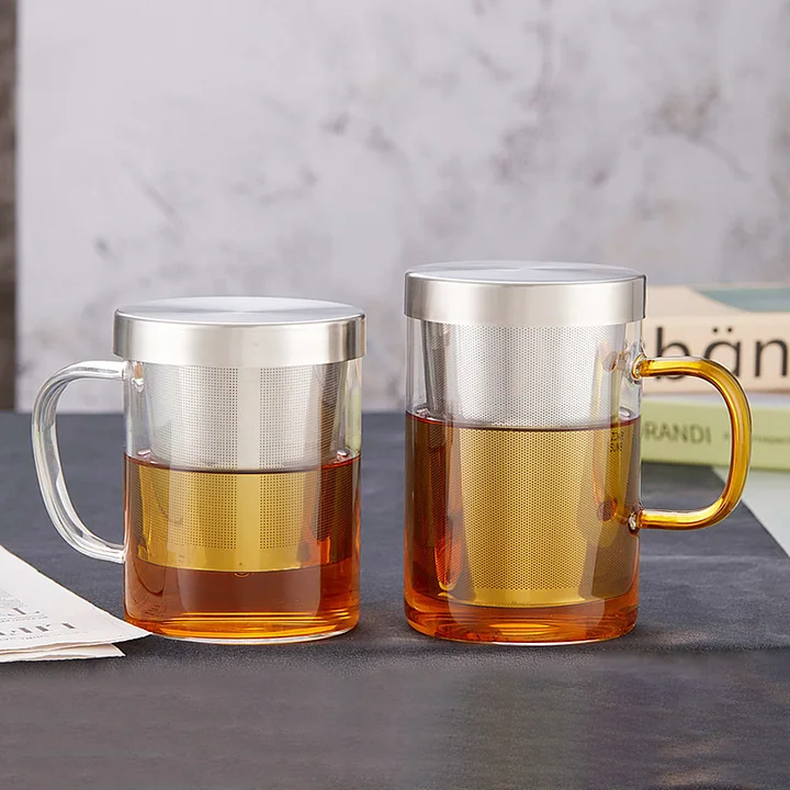 Colored Handle Glass Mug Family catalog product image for wholesale review