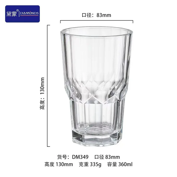 Faceted Highball Glass catalog product image for wholesale review
