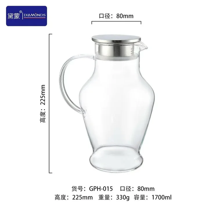 Glass Water Pitcher catalog product image for wholesale review