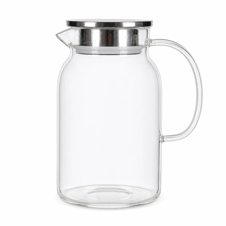 2 L Borosilicate Glass Pitcher with Dual-Filter Lid catalog product image for wholesale review