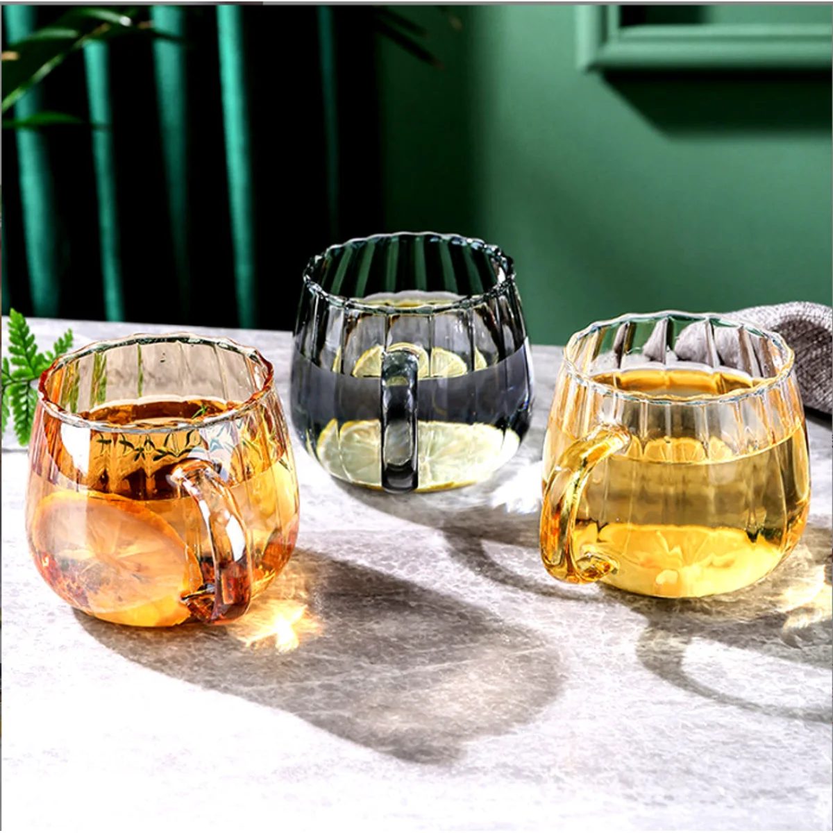 Pumpkin Glass Cup, catalog model DB0012