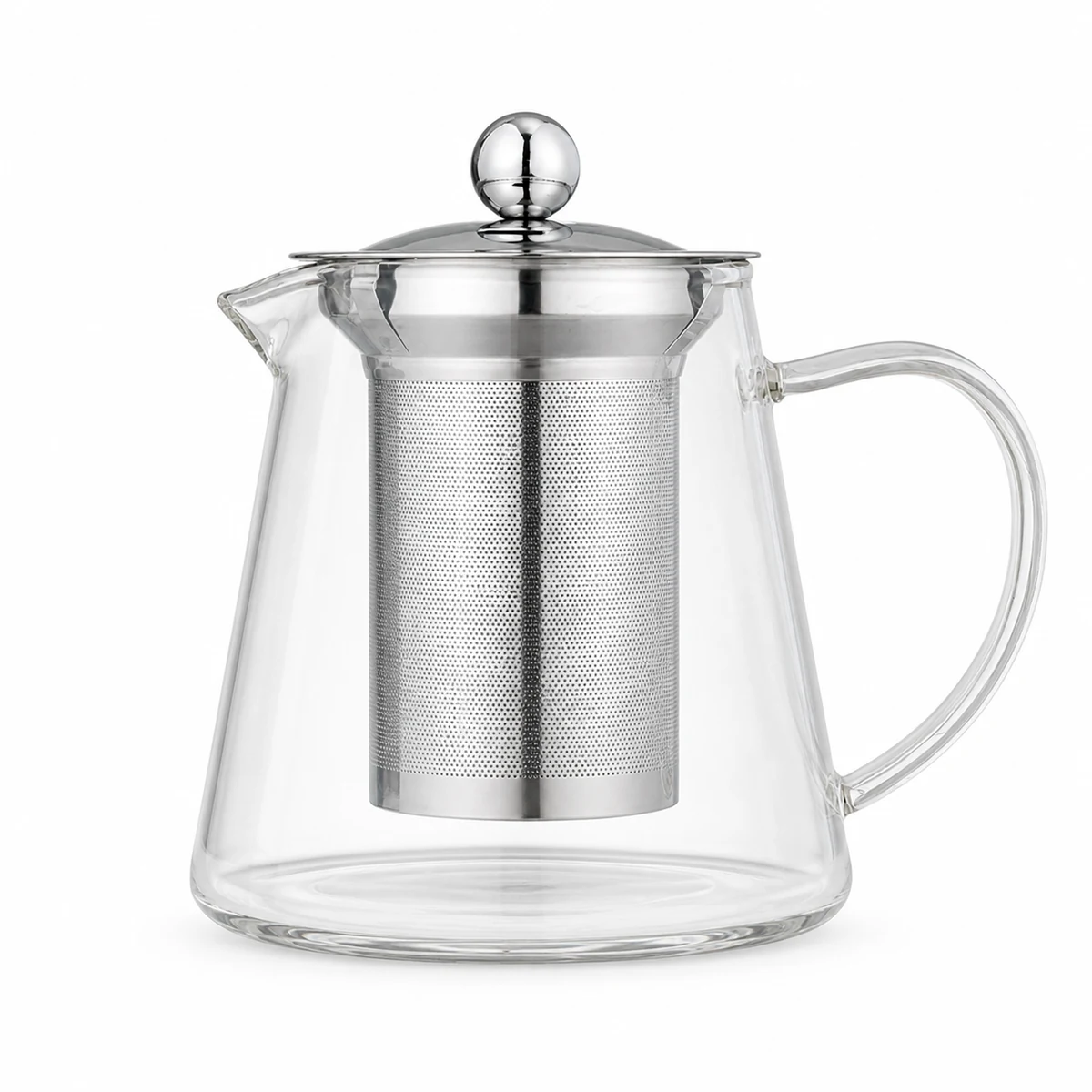 Round Glass Teapot 450-950ml for OEM wholesale glassware projects